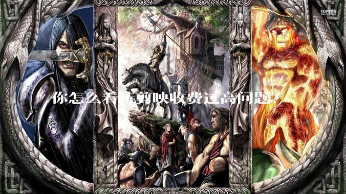你怎么看待剪映收费过高问题？